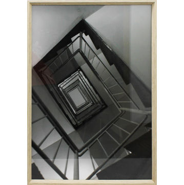 Print swirl stairway frame 60x90cm