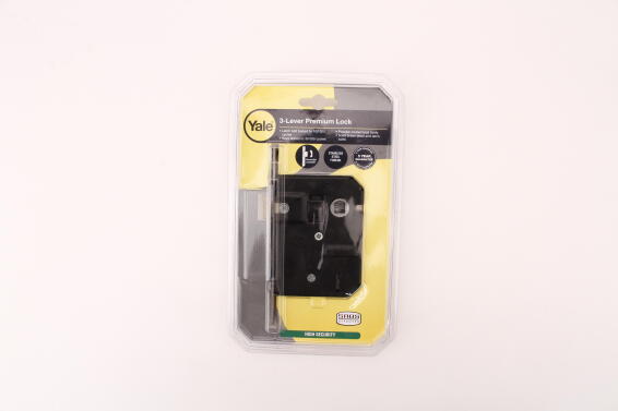 Mortice lock body powder coated 3-lever yale