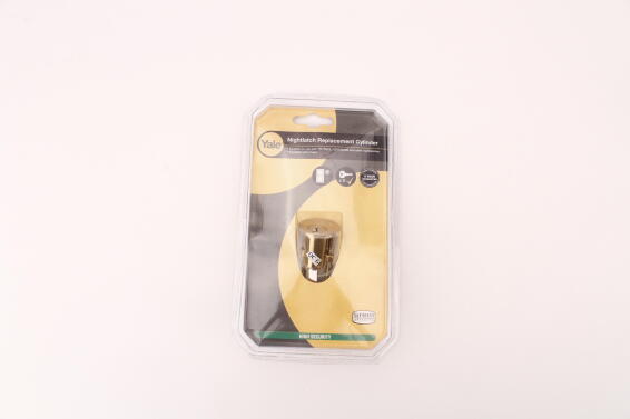 Nightlatch replacement cylinder brass plated yale