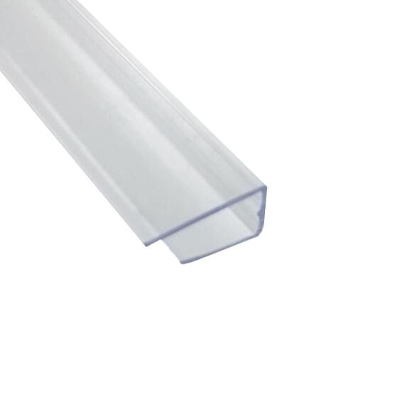 Clear Polycarbonate Edging Profile U shape for 6mm Multiwall L2100mm