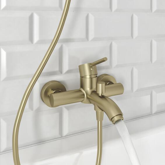 Sensea Mia Bath Mixer Tap Brass