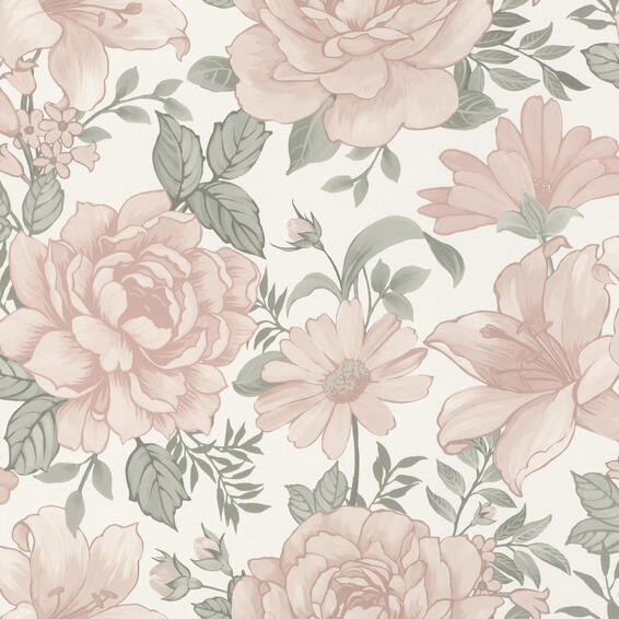 Flowers wallpaper 200cmx280cm