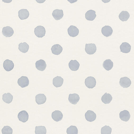 Dotted wallpaper blue 10.5x0.53m