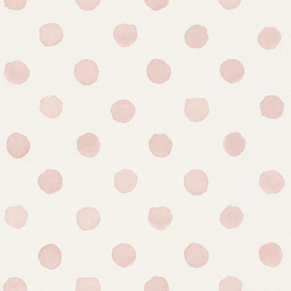 Dotted wallpaper red 10.5x0.53m