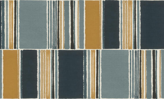 WALLPAPER BLUE STRIPED 0.5MX53CM