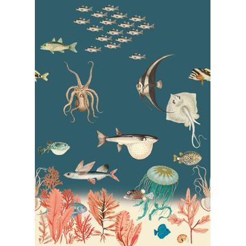 Fishes Wallpaper Panel 200x280cm