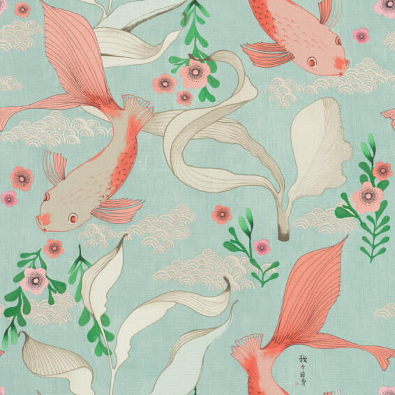 LIGHT BLUE FISH DESIGN AMAZING COLLECTI