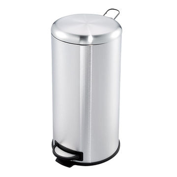 Slow Down Close n Pedal Kitchen Dustbin Stainless Steel 20 Liters