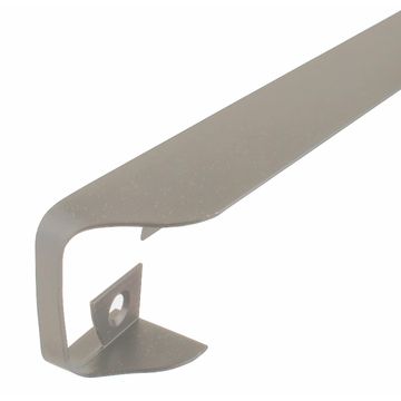 Kitchen Countertop Corner Joint L60Cm X W1,2Cm X H3,2Cm Brushed Nickel