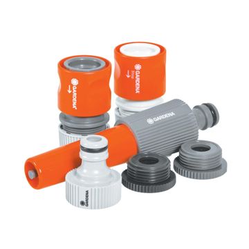 Irrigation, Basic Hose+Tap Connector Set, GARDENA, 6042, 6 pieces