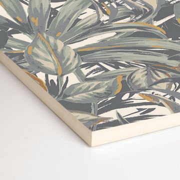 Wall tile artens intenso arctic bloom plain rect 30x90