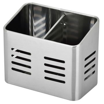 Kitchen Utensils Holder Steel Satin D13Xh13Cm