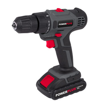 Power Plus Drill  Screwdriver 18V incl. battery 18V 1.5Ah with charger