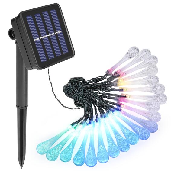 Inspire solar garland 20x led rgb 5m ip44 