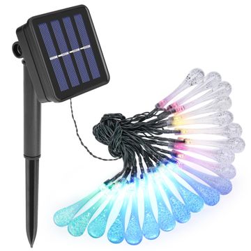 Inspire solar garland 20x led rgb 5m ip44 