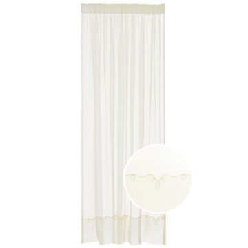 Tape curtain voile cornelly cream 500x250cm