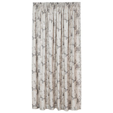 Curtain taped 230x218 victorian natural