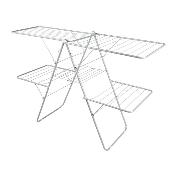 Storm Extra Large Clothes Drying Rack Silver 8.7kg