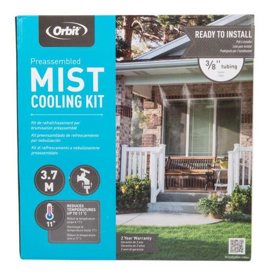 Orbit outdoor patio misting kit 6.7m x 10mm