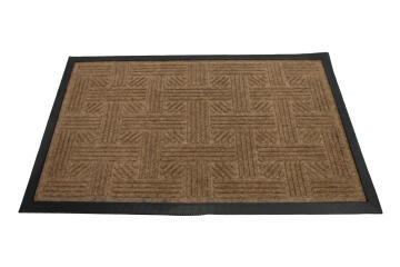 NATURAL WOVEN DESIGN DOORMAT