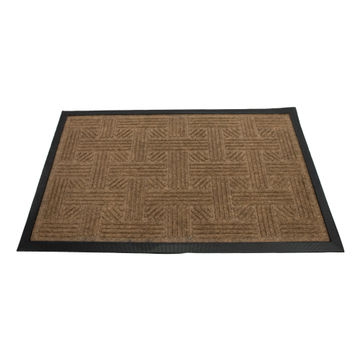 NATURAL WOVEN DESIGN DOORMAT