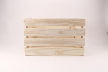 Pine wooden crate large w50cmxd40cmxh31cm
