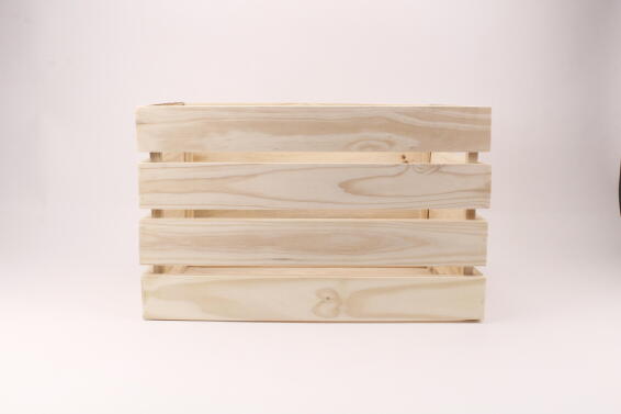 Pine crate large h31 x w50 x d40cm