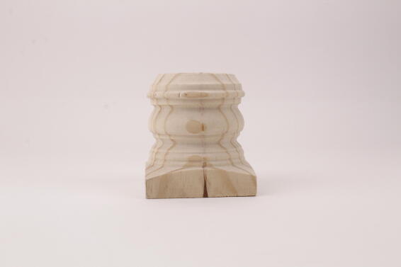 Wooden leg short classic H100x90x90mm woodturner