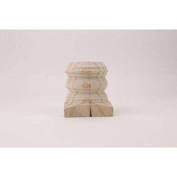 Wooden leg short classic H100x90x90mm woodturner