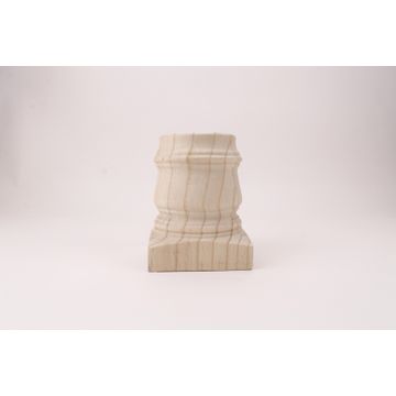 Wooden leg short classic H150x110x110mm woodturner