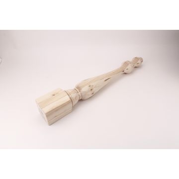 Wooden table leg delux H750x90x90mm woodturner
