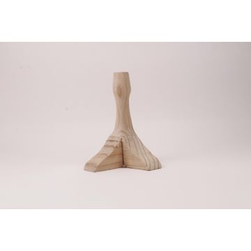 Wooden leg short queen ann H210x45x45mm woodturner