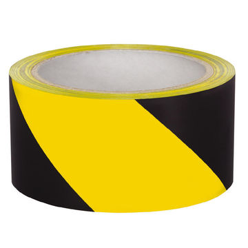 Black and Yellow Barrier Tape / Safety Tape 100m