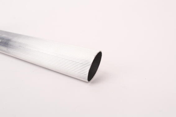 Wardrobe Hanging Rail Oval Tube W/Ends Alum D1.9xl200cm