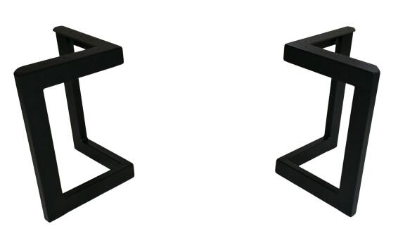 Table Legs Set Alpine Black W400 x H420mm