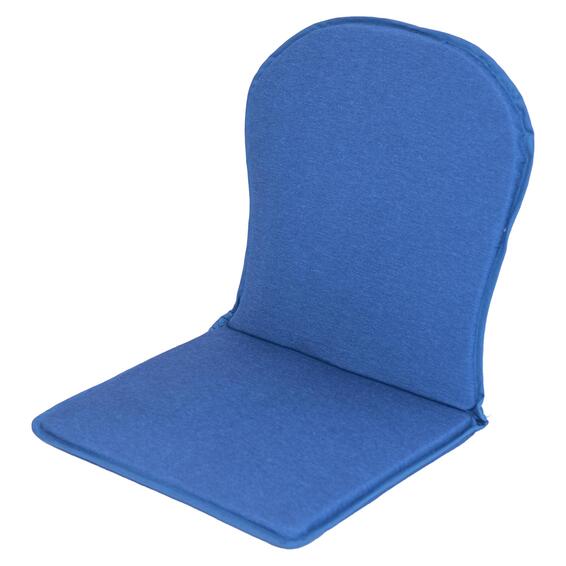 CUSHION CHAIR BACK ROUND NATERIAL BLUE