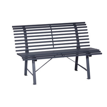Steel Garden Bench Anthracite 150cm