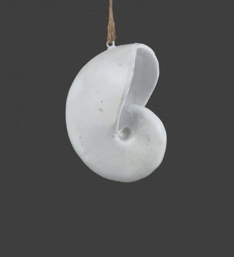 OCEAN THEME HANGER NAUTILUS SHELL