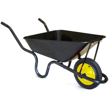 Wheelbarrow Concrete Steel Pan