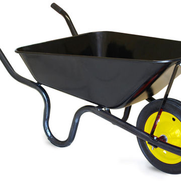 Wheelbarrow Concrete Steel Pan