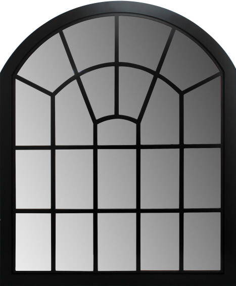 Decor arch lazer mirror black 80x100cm