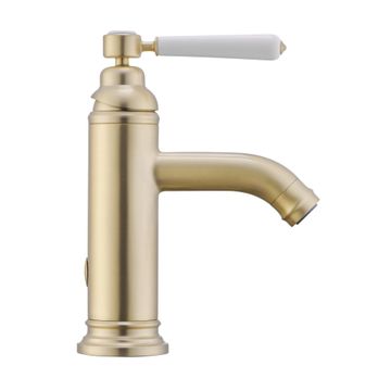 Sensea Charm Basin Mixer M Brushed Brass W5.5cmxD14.5cmxH19.1cm
