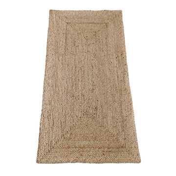 Inspire  braided natural jute rug 80x150cm