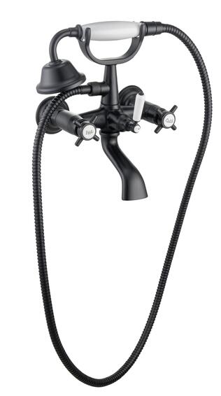 Sensea Mauna Bath Mixer Including Handshower Black W21.4cmxD15.5cmxH26.5cm