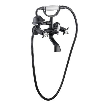 Sensea Mauna Bath Mixer Including Handshower Black W21.4cmxD15.5cmxH26.5cm