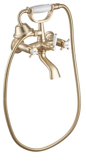 Sensea Mauna Bath Mixer Including Handshower Brass W21.4cmxD15.5cmxH26.5cm