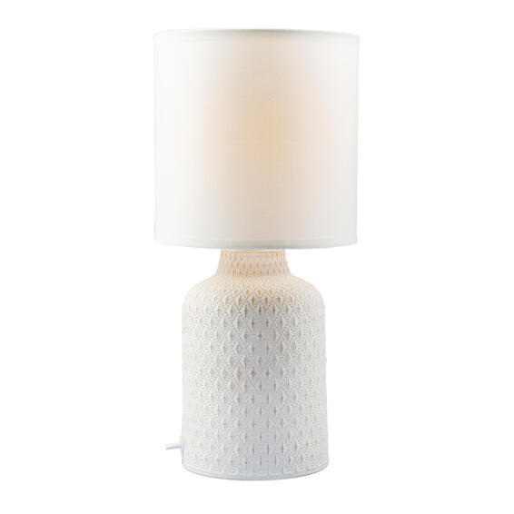 Eurolux Castile Table Lamp White 1xE27(not included)