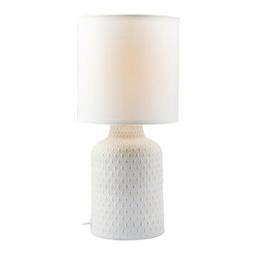 Eurolux Castile Table Lamp White 1xE27(not included)