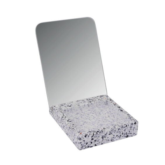 Terrazo mirror SENSEA white