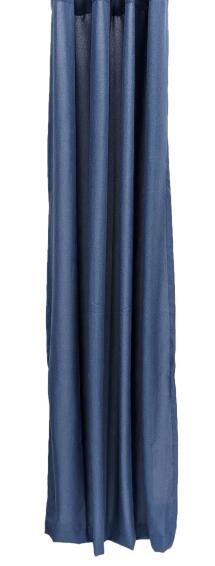 CURTAIN NAVY OWE 140 X 218 TAPED